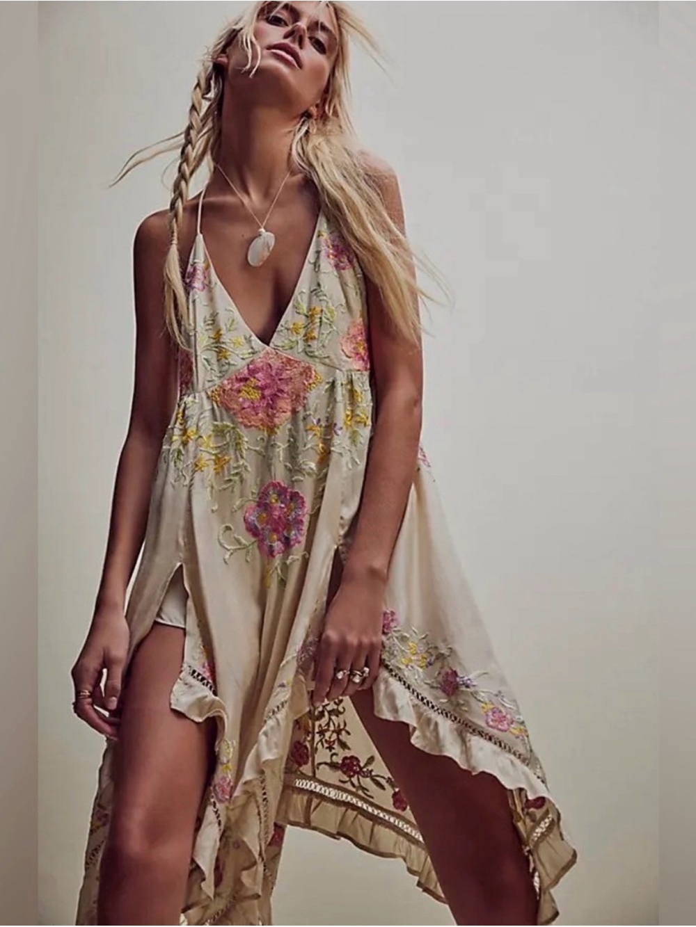 Free People Tunic Top Slip Dress